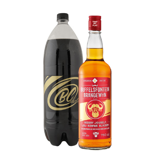 Buffelsfontein Brandewyn 750ml & Boer Cola 2L
